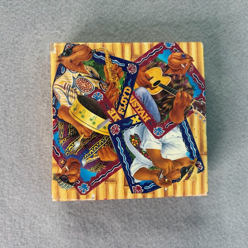 Vintage 1993 Set of 6 Camel Cigarettes Joe's Beach Club Coaster Set with Box